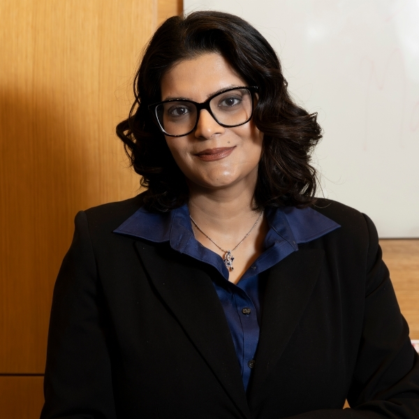Dr. Ishani Mukherjee, Clinical Associate Professor and Program Coordinator for UIC's Online MA in Communication, Digital Media, and AI